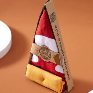 Sandwich-themed novelty socks