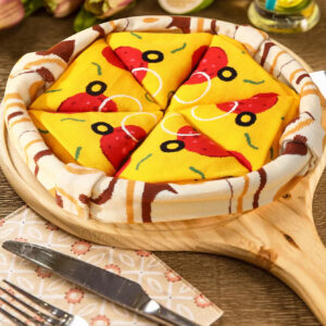 Pizza-themed novelty socks​​
