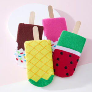 Ice cream-themed novelty socks